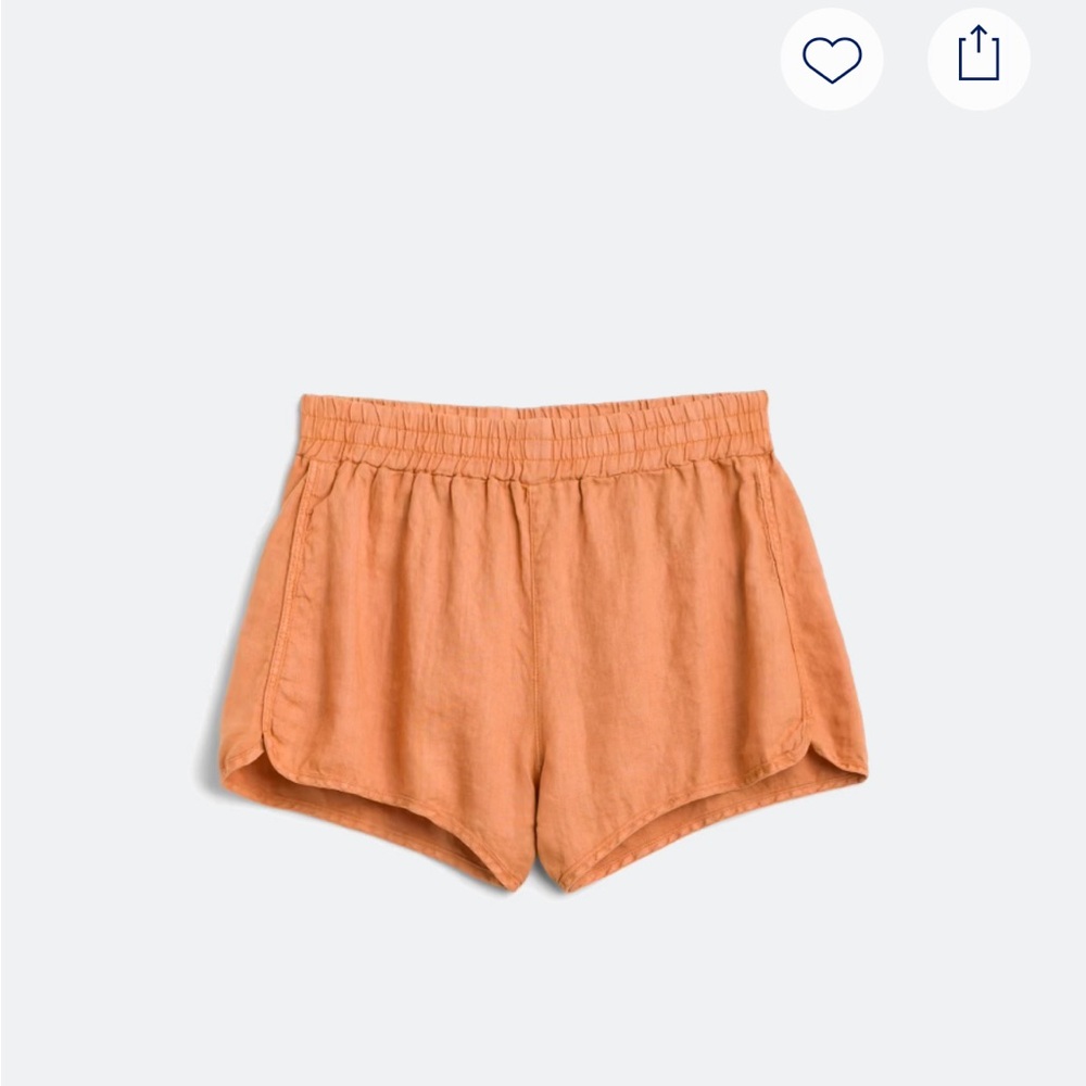 BLANK NYC burnt orange Zelma Pull On Shorts size Large